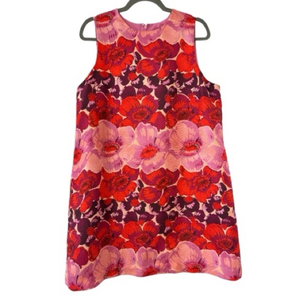 Floral Kids Dress in Red and Pink